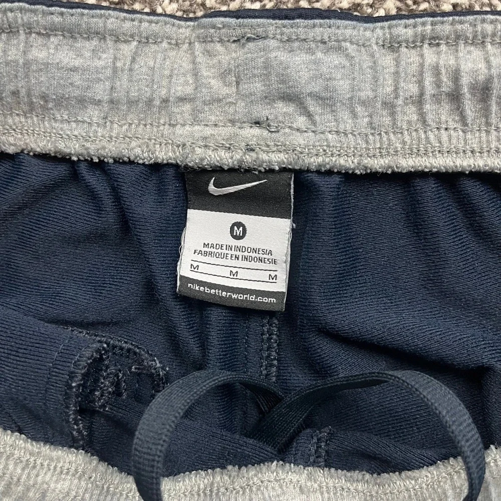 Nike Pants Mens M Track Black White Swoosh Logo Athletic Comfort